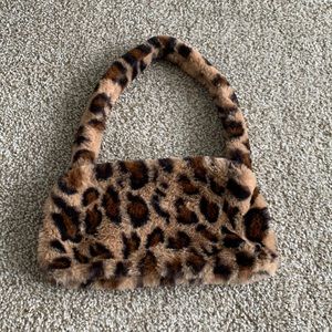 Cheetah Print Shoulder Bag